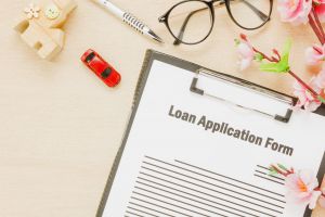 a picture of loan application form